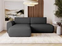 MIRJAN24 Ecksofa Mila, mit Bettkasten und Schlaffunktion, R&uuml;ckenlehne in Form