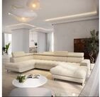 Masseno Ecksofa CORENO mit Schlaffunktion U-Form, Sofa mit Bettkasten