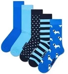 Happy Socks Kurzsocken Unisex Socken 5er Pack Baumwolle (Packung, 5er Pack) bunt