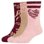 Camano Socken (3 Paar) mit gemustertem Design, angenehm w&auml;rmende, kuschelige