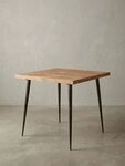 KADIMA DESIGN Esstisch Esszimmertisch 80x76x80 cm Massivholz Akazie / Metall