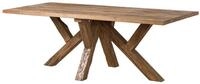Massivmoebel24 Esstisch BASSANO Teak Massivholz natur (Massivholz kg BASSANO...