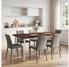 vidaXL Esstisch vidaXL Live Edge Esstisch 160 x 80 x 75 cm Massivholz Akazie