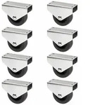 SO-TECH&reg; M&ouml;belrolle Unterbaurolle PASSAU, &Oslash; 50 mm, Kastenrolle f&uuml;r die