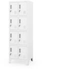 Jan Nowak Mehrzweckschrank Metall Schlie&szlig;fachschrank 56 cm ROBERT 2 Plus 10 F&auml;cher