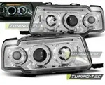 LLCTOOLS KFZ-Ersatzleuchte Angel Eyes Scheinwerfer Passend f&uuml;r Audi 80 B4...