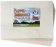 Corvus Corvus A600859 - Kids-at-work, Pappel-Sperrholz DIN A4 10er-Set, La...