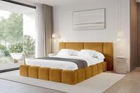 ALTDECOR Polsterbett NILO (Polsterbett mit Bettkasten und Lattenrost, Boxbett...