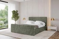ALTDECOR Polsterbett ALOVA-Z (Polsterbett mit Bettkasten und Lattenrost,...