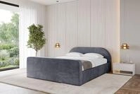 ALTDECOR Polsterbett TIVON-Z-v1 (Polsterbett mit Bettkasten und Lattenrost,...