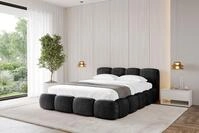 ALTDECOR Polsterbett KALA-v1 (Polsterbett mit Bettkasten und Lattenrost,...