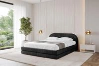 ALTDECOR Polsterbett LERIS-v1 (Polsterbett mit Bettkasten und Lattenrost,...