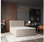 Masseno Boxbett PALMA 160x200 cm mit Bonell Matratze und Topper, Doppelbett,