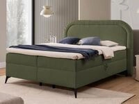 S-Style M&ouml;bel Boxspringbett Sonna mit Topper Bettk&auml;sten und Metallf&uuml;&szlig;e aus