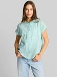 TOM TAILOR Kurzarmbluse Blusen & Shirts Loose Fit Bluse
