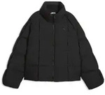 PUMA Winterjacke T7 Pleat Relaxed Pufferjacke Damen schwarz S (36)