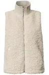 STREET ONE Fellimitatweste mit Elastiksaum beige 36 EU