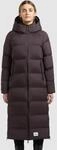Steppmantel KHUJO "LAREA5", Damen, Gr. XS, braun (moody plum), Web, Obermaterial: