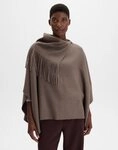 someday Poncho Birula cape aus weich flie&szlig;ender Webware Quadratische Form mit...