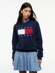 Tommy Jeans Sweatshirt TJW REG FLAG CREW Baumwolle