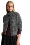 Marc O'Polo DENIM Cardigan aus Baumwolle-Schurwolle-Viskose-Mix grau XS (34)
