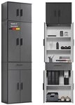 mokebo Mehrzweckschrank Der Extralange (60x230 cm) Made in Germany,...