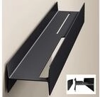 doporro Garderobenleiste Wandgarderobe Hakenleiste mit Ablage aus...