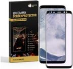 Protectorking Schutzfolie 2x 9D Keramik-Glass f&uuml;r Samsung Galaxy S9 Plus FULL...