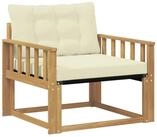vidaXL Sofaelement Outdoor-Sofagarnitur Massives nholz und Textilene (1 St)