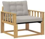 vidaXL Sofaelement Outdoor-Sofagarnitur Massives nholz und Textilene (1 St)