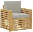 vidaXL Sofaelement Outdoor-Sofagarnitur Polyester Wei&szlig; (1 St)
