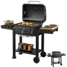 STEINBORG Holzkohlegrill SB-8220, Optimale Arbeitsh&ouml;he, Ascheschublade...