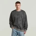 Sweatshirt G-STAR "Motion Camo r sw", Herren, Gr. M, grau (grau pewter motion...