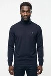 FYNCH-HATTON Rollkragenpullover mit Logostickerei