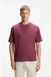 BOSS ORANGE T-Shirt Rundhalsausschnitt, Relaxed Fit, tonales Logo rot L (50)