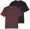 T-Shirt MARC O'POLO "T-Shirt Small-Logo 2er Pack", Herren, Gr. L, bunt (schwarz,
