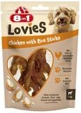 8in1 Lovies Chicken & Rice Sticks 80 g, Snack f&uuml;r: Hund