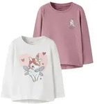 Name It T-Shirt NMFVIX 2P LS TOP (Packung, 2-tlg., 2er-Pack) Baumwollmischung,...