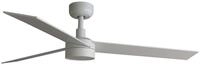 FARO Barcelona Deckenventilator DC Deckenventilator Rudder L Wei&szlig; mit LED &