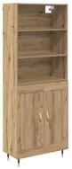 vidaXL Highboard 69,5 x 34 x 180 cm Hochschrank Highboard Buffetschrank Anrichte