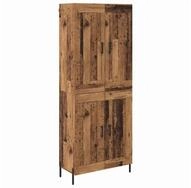 vidaXL Highboard 69,5 x 34 x 180 cm Hochschrank Highboard Buffetschrank Anrichte