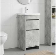 vidaXL Badezimmerspiegelschrank vidaXL Badezimmerschrank mit Waschbecken...