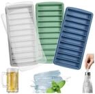 LuxusKollektion Eisw&uuml;rfelform Eisw&uuml;rfelform Silikon Deckel LFGB BPAfrei...