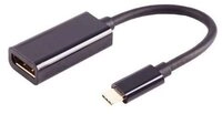 S-Conn USB-C Adapter, DP Buchse, 8K60Hz, schwarz Video-Adapter