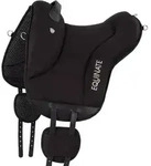 Equinate Wanderreitsattel Reitpad Newfield, aus synthetischem Wildleder schwarz...