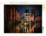 CALVENDO Puzzle CALVENDO Puzzle Wasserschloss Hamburg am Wandrahmsfleet, 2000...