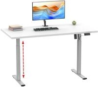 VCM Schreibtisch Arbeitszimmer E-Lona B. 110 x T. 80 x H. 71-120 cm, Elektrisch