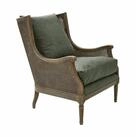 Mirabeau Sessel Sessel Greenbrier antikbraun/gr&uuml;n, Gestell aus edlem...