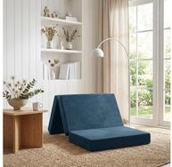 vidaXL Sofa vidaXL Klappsofa Bett 80 x 67 x 45 cm Blau