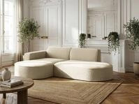 WFL GROUP Ecksofa Hana L-Form 3-Sitzer &ndash; Ottomane, Ecke Rechts oder Links &ndash;
